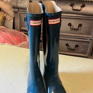 COPY - Selling Teal hunter rain boots in great condition
